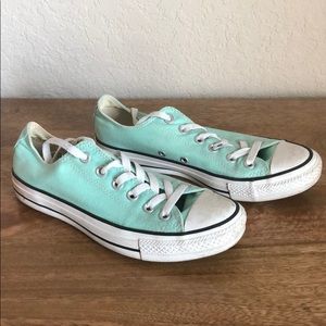 Teal converse all star